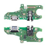 Шлейф для Huawei Honor X7 (CMA-LX1/CMA-LX2) плата на системный разъем/разъем гарнитуры/микрофон - Премиум