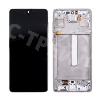 Дисплей для Samsung Galaxy A73 5G (A736B) модуль с рамкой Белый - OR (SP)