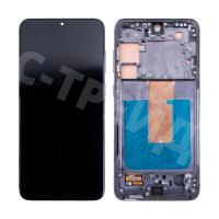 Дисплей для Samsung Galaxy S23+ (S916B) модуль с рамкой Черный - (In-Cell)