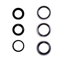 Стекло камеры для iPhone 17 Pro/17 Pro Max (комплект 3 шт.) Серебро