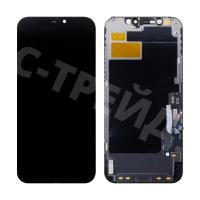 Дисплей для iPhone 12/12 Pro (A2403/A2407) в сборе с тачскрином Черный - (Hard OLED) Стандарт