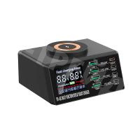 Зарядная станция (110W, 4USB-QC0.3/4Type-C-PD, беспроводная зарядка 15W, дисплей)