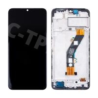 Дисплей для Tecno Spark 10 4G (KI5q) модуль с рамкой Черный - OR