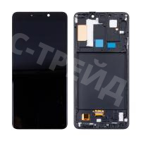 Дисплей для Samsung Galaxy A9 2018 (A920F) модуль с рамкой Черный - (OLED)