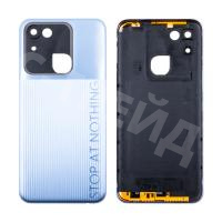 Задняя крышка для Tecno Spark Go 2022 (KG5m) Серебро