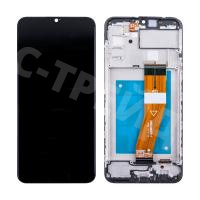 Дисплей для Samsung Galaxy A02s (A025F) модуль с рамкой Черный - OR Ref. (SP) (GH81-20118A)