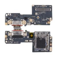 Шлейф для Xiaomi Redmi Note 14 Pro 5G (24090RA29G) плата системный разъем/разъем SIM/микрофон - Премиум