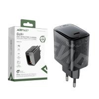 Сетевое зарядное устройство Type-C Acefast A112 (45W, PD, GaN) Черный
