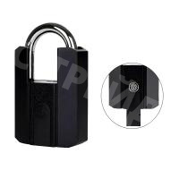 Smart замок GS 141 с отпечатком пальца (навесной) Черный