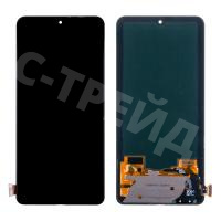 Дисплей для Xiaomi Poco F3/Mi 11i/K40/K40 Pro (M2012K11AG) в сборе с тачскрином Черный - (OLED)