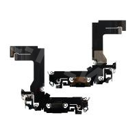 Шлейф для iPhone 13 mini (A2630) на системный разъем/микрофон Черный - Премиум