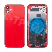 Корпус для iPhone 11 (1 Sim) Красный - Премиум