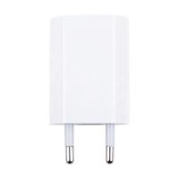 Сетевое зарядное устройство USB для iPhone "Призма" (5W) (тех.упак.) Белый - Китай