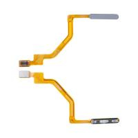 Шлейф для Xiaomi Redmi Note 9S/9 Pro (M2003J6A1G/M2003J6B2G) сканер отпечатка пальцев Белый