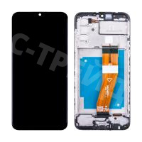 Дисплей для Samsung Galaxy A03s (A037F) модуль c рамкой Черный - OR Ref. (SP) (GH81-21232A)