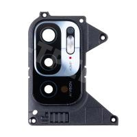 Стекло камеры для Xiaomi Redmi Note 10T/10 5G (M2103K19Y) в сборе с рамкой Черный