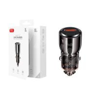 Автомобильное зарядное устройство USB/Type-C XO CC58 (95W, QC3.0, PD, 1Type-C, 1USB) Черный