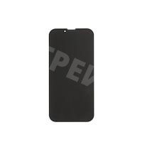 Защитное стекло "Антишпион" для iPhone 13/13 Pro/14/16e/17e Черный (Закалённое, полное покрытие)