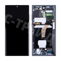 Дисплей для Samsung Galaxy S22 Ultra (S908B/S9080) модуль с рамкой Серый - OR (SP)