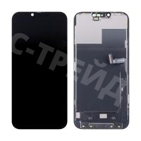 Дисплей для iPhone 13 Pro Max (A2645) в сборе с тачскрином Черный - (Hard OLED) (площадка под IC)