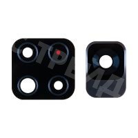 Стекло камеры для Xiaomi Redmi Note 11S 5G (22031116BG) (комплект 2 шт.) Черный