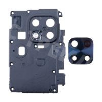 Стекло камеры для Xiaomi Redmi 10C (220333QNY) в сборе с рамкой Черный