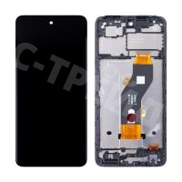 Дисплей для Tecno Spark 20C (BG7n) модуль с рамкой Черный - OR