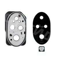 Стекло камеры для Huawei Honor 200 Pro (ELP-AN00) в сборе с рамкой Черный