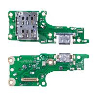 Шлейф для Huawei Honor X9 (ANY-LX1) плата на системный разъем/разъем SIM/микрофон