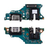 Шлейф для Realme C71/P3 Lite 4G (RMX5303/RMX5300) плата системный разъем/разъем гарнитуры/микрофон - Премиум