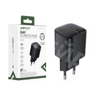 Сетевое зарядное устройство Type-C Acefast A134 (67W, PD, GaN) Черный