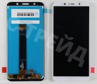 Дисплей для Huawei Y5 2018/Y5 Prime 2018/Y5 Lite 2018/Honor 7A (DUA-L22/DRA-L21/DRA-LX2/DRA-LX5) в сборе с тачскрином Белый - Оптима