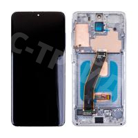 Дисплей для Samsung Galaxy S20 (G980F) модуль с рамкой Серый - OR Ref. (SP)