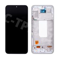 Дисплей для Samsung Galaxy A54 5G (A546E) модуль с рамкой Белый - (OLED) (Full Size)