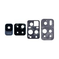 Стекло камеры для Xiaomi Redmi Note 11 Pro+ 5G (21091116UG) в сборе с рамкой Черный