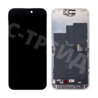 Дисплей для iPhone 15 Pro (A3102) в сборе с тачскрином Черный - OR100 (Снятый, без ремонта)