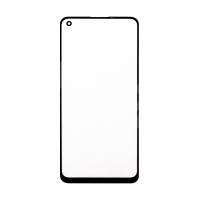 Стекло для переклейки Realme 8 4G/8 Pro (RMX3085/RMX3081) в сборе с OCA пленкой Черный - OR (Mitsubishi)