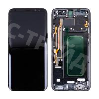 Дисплей для Samsung Galaxy S8+ (G955F) модуль с рамкой Черный - (OLED)