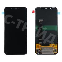 Дисплей для Xiaomi Mi 8 (M1803E1A) в сборе с тачскрином Черный - (OLED)