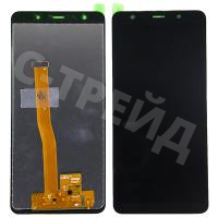 Дисплей для Samsung Galaxy A7 2018 (A750F) в сборе с тачскрином Черный - (In-Cell)