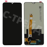 Дисплей для Realme 5 Pro (RMX1971) в сборе с тачскрином Черный - Оптима