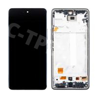 Дисплей для Samsung Galaxy A53 5G (A536B) модуль с рамкой Черный - (OLED) (Full Size)