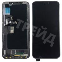 Дисплей для iPhone X (A1865/A1901) в сборе с тачскрином Черный - OR (Снятый, заменено ТОЛЬКО стекло)