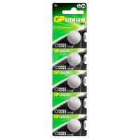 Батарейка CR2025 GP Lithium 3V (5 шт. в блистере)