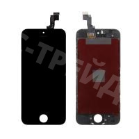 Дисплей для iPhone 5S/SE в сборе с тачскрином Черный - Оптима