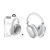 Беспроводные наушники Bluetooth Hoco W35 Max (накладные) Серебро