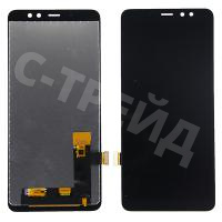 Дисплей для Samsung Galaxy A8+ 2018 (A730F) в сборе с тачскрином Черный - (In-Cell)