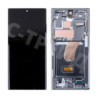 Дисплей для Samsung Galaxy S23 Ultra (S918B) модуль с рамкой Зеленый - OR (SP)