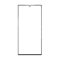 Стекло для переклейки Samsung Galaxy S23 Ultra (S918B) в сборе с OCA пленкой Черный - OR (Mitsubishi)