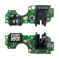 Шлейф для Infinix Smart 7 HD (X6516) плата на системный разъем/разъем гарнитуры/микрофон - Премиум